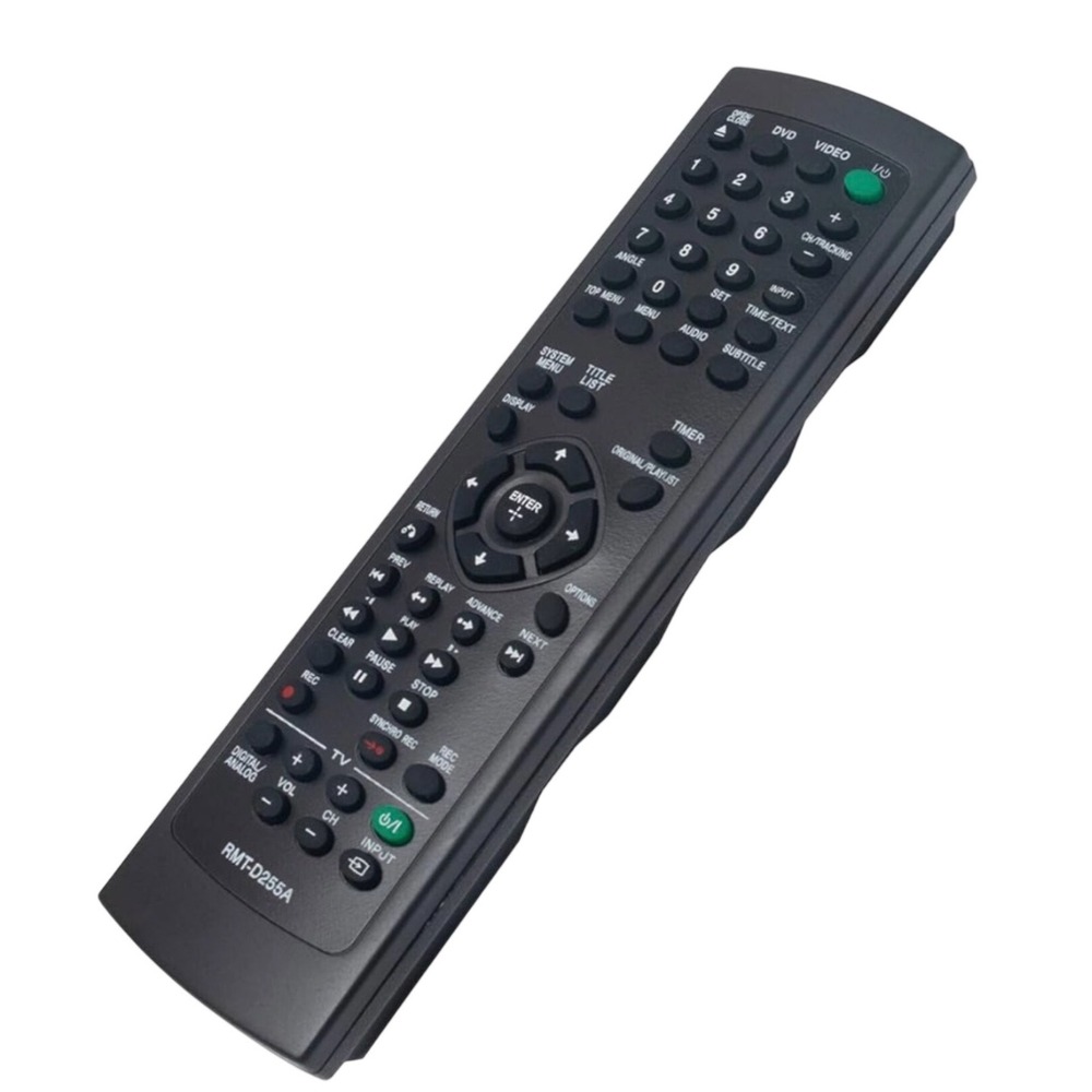 Sony RMT-D255A DVD Video Player Remote Control Black Replacement Controller